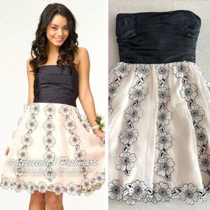 Betsey Johnson Strapless Sugar Plum Evening Dress ASO Gabriella Montez